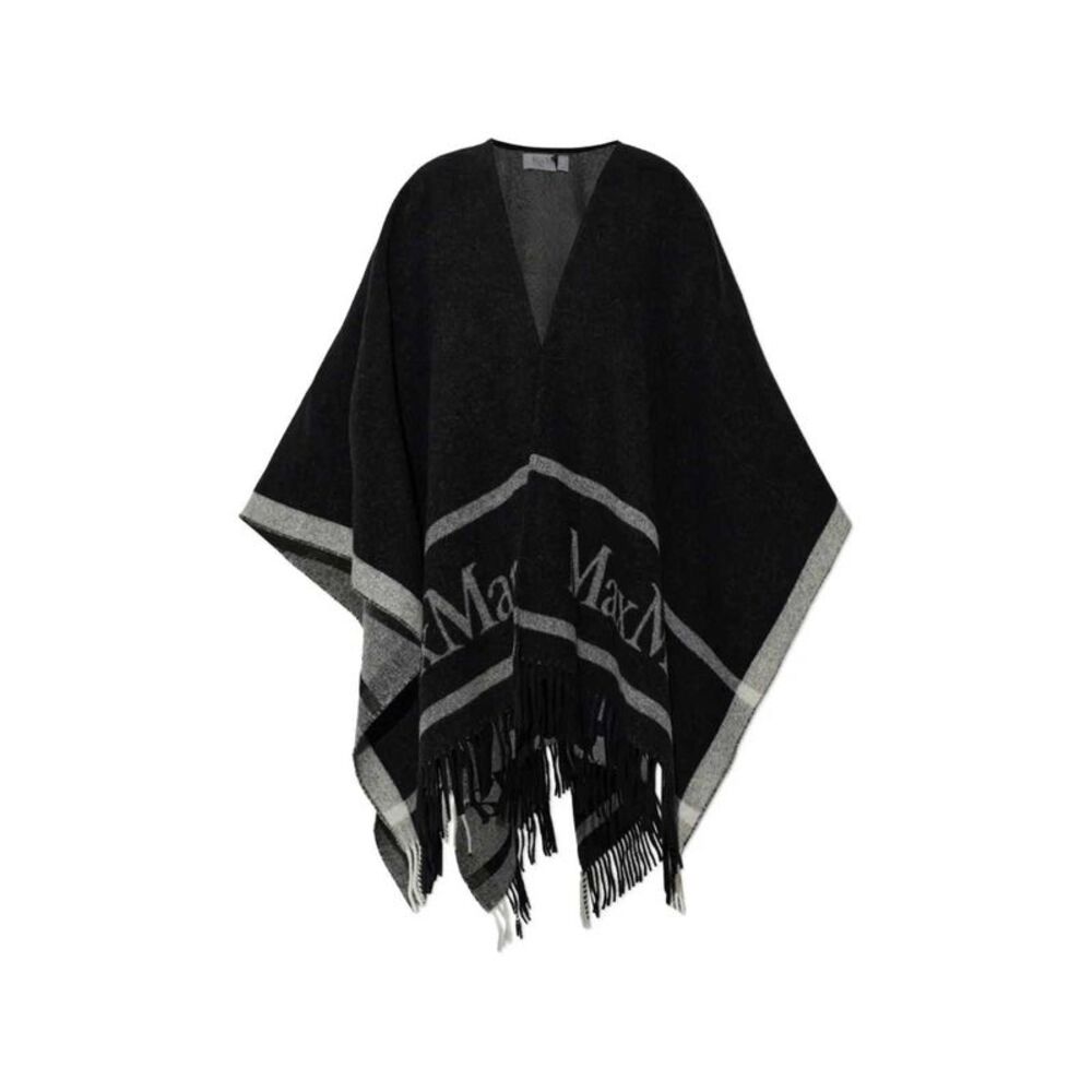 Max Mara Women Fringed Poncho